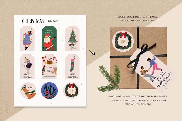 Festive Holiday Templates – Sophisticated Layouts for Holiday Invitations | Editable PSD, AI and Vector Formats